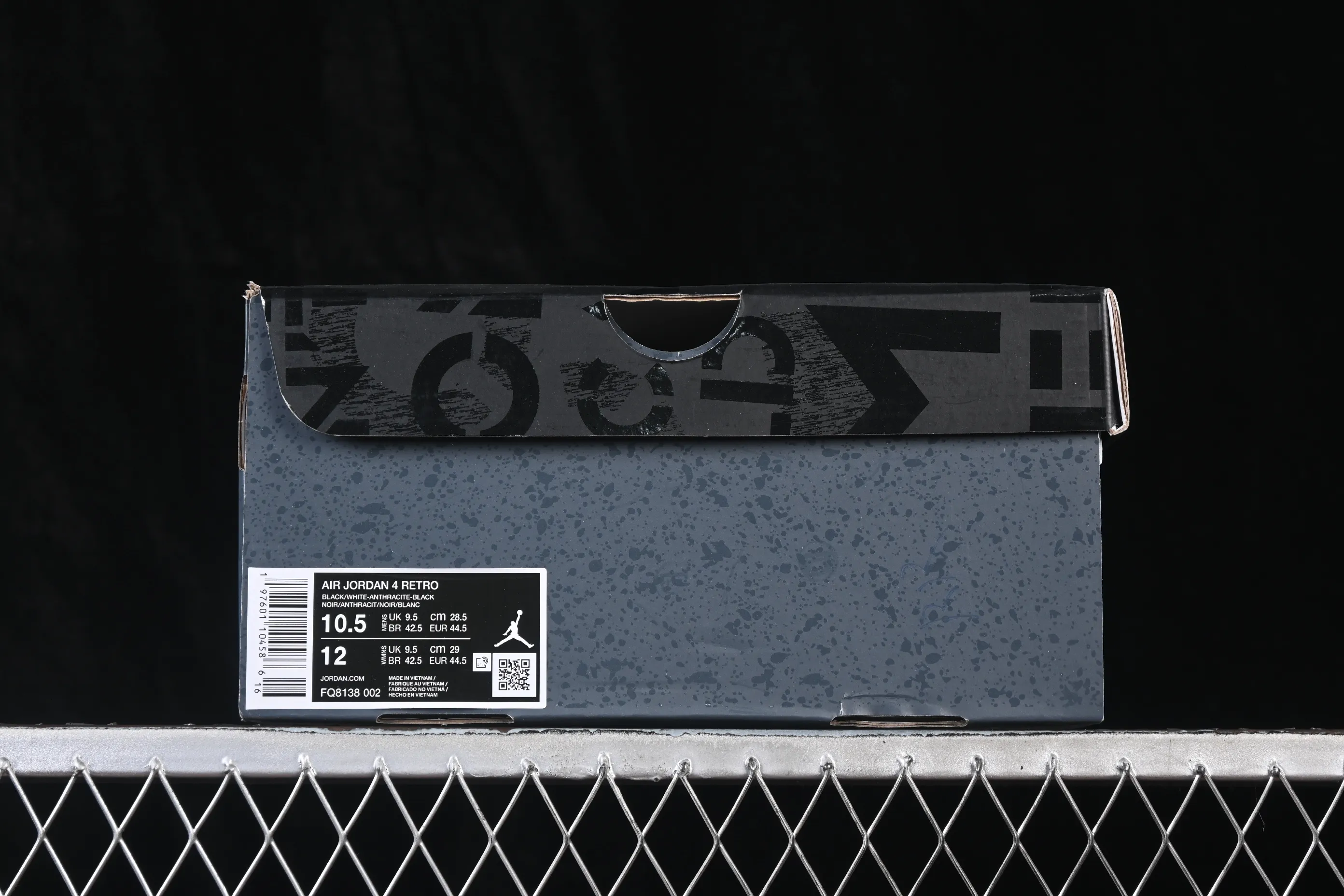 All categories Air Jordan Jordan series basketball shoes Air Jordan 4 LJR version Air Jordan 4 "Fear" AJ4 Joe 4 fear suit replica basketball shoes FQ8138-002